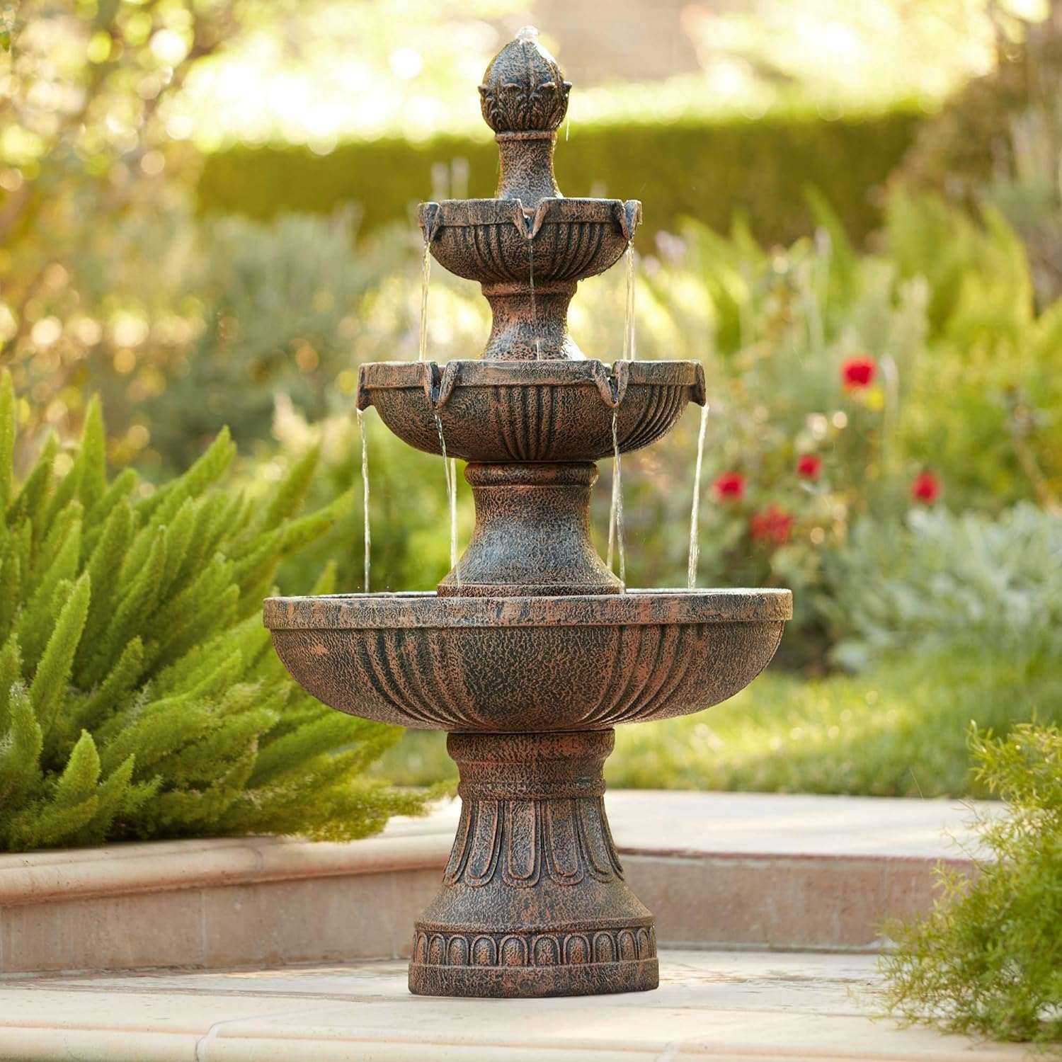 What Is Ravenna 43" Large Italian Outdoor Floor Fountain