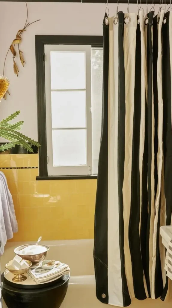 Striped Shower Curtains