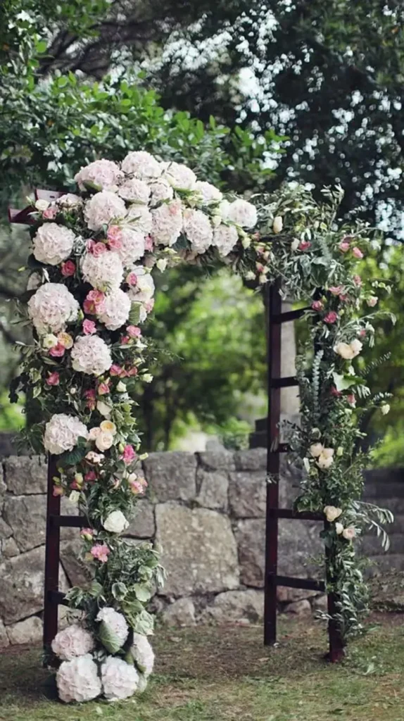 garden wedding arch