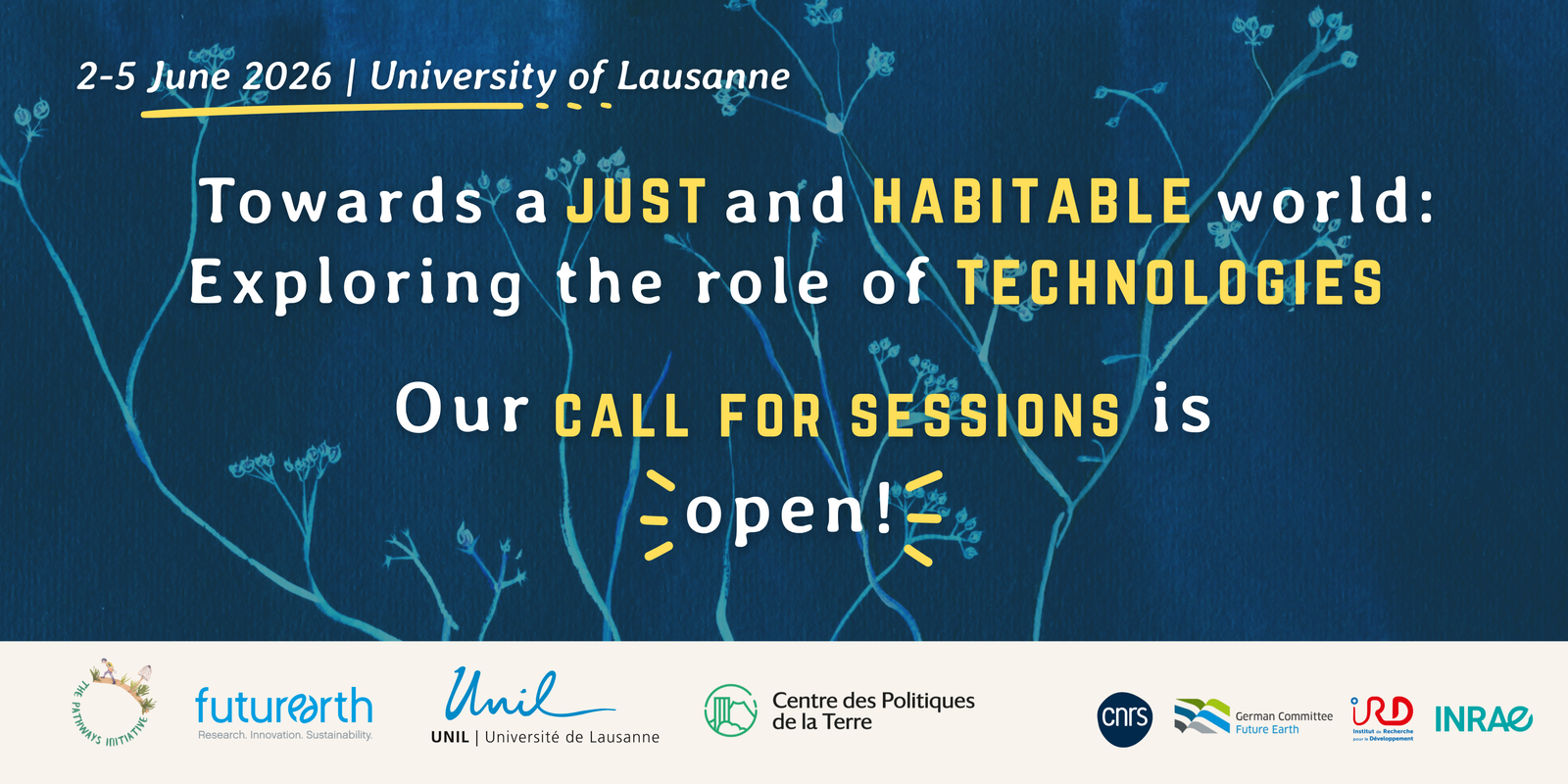 Call for session open - Banner new