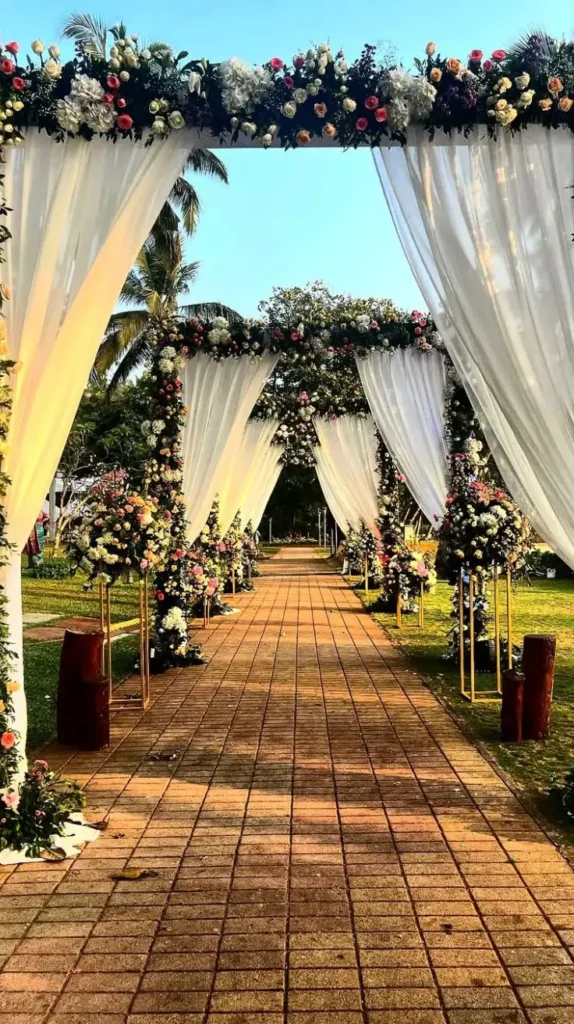 Wedding Reception Decorations Statement Entrance