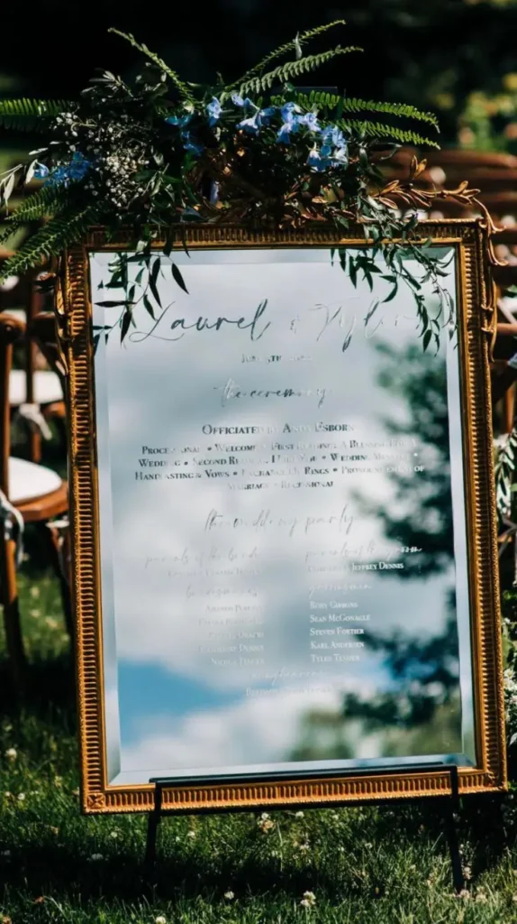 Wedding Reception Decorations Personalized Signage