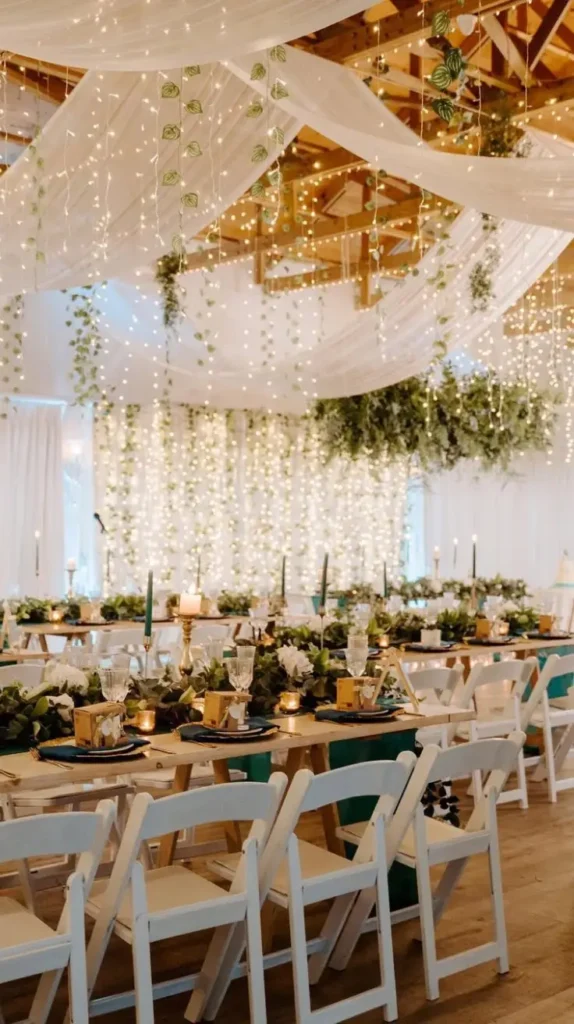 Wedding Reception Decorations Fairy Lights and String Lights