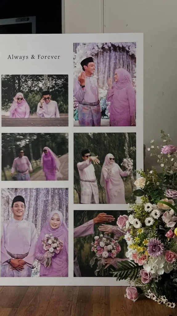 Photo Collage Wedding Welcome Sign Photo Collage Wedding Welcome Sign