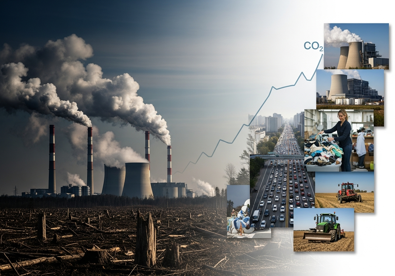 Human Activities Drive Climate Change