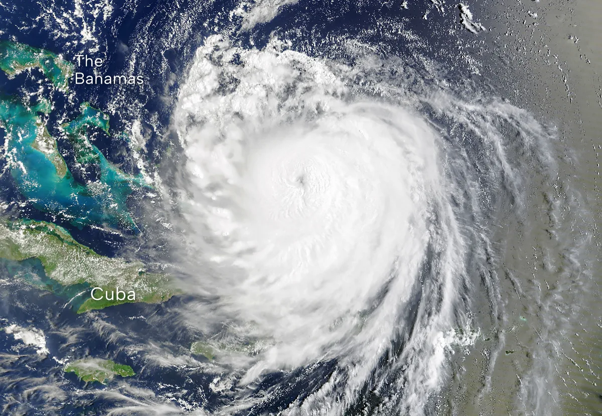 Hurricane Erin Roils in the Atlantic