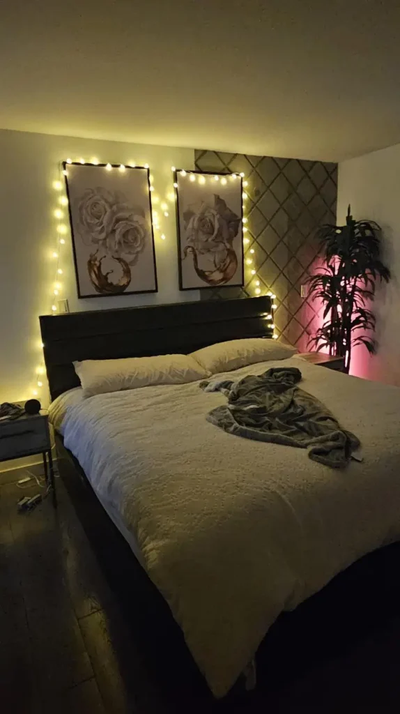 Bedroom Layered Lighting 
