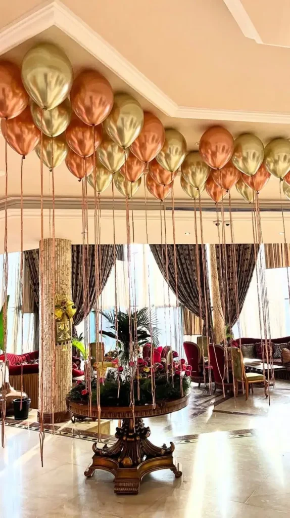 Ceiling Balloon Installations 