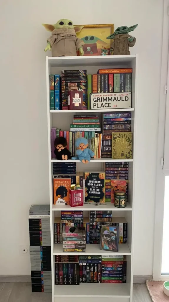 Very Small Living Room Tall bookcases