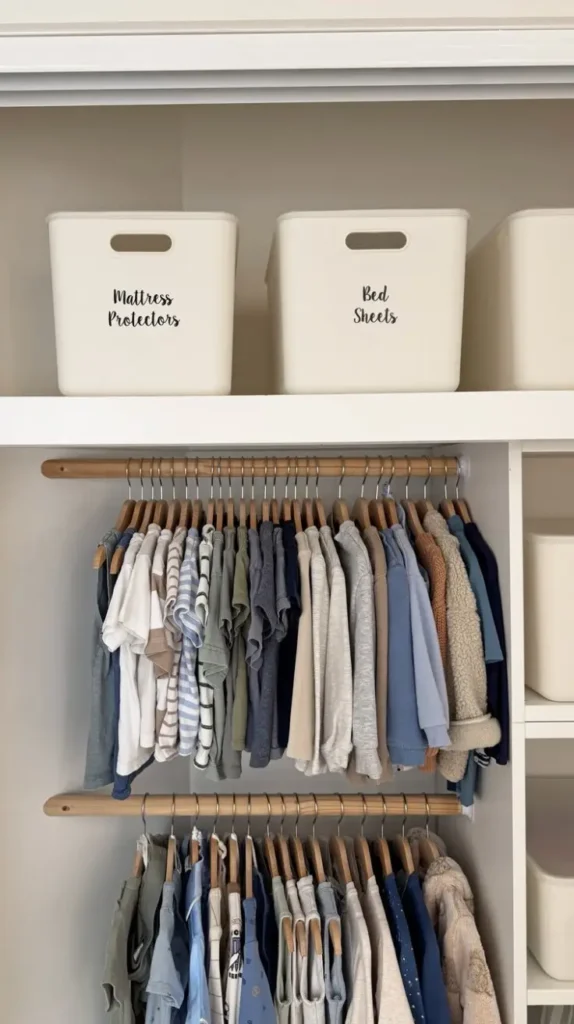 Closet Organization Personalize With Labels