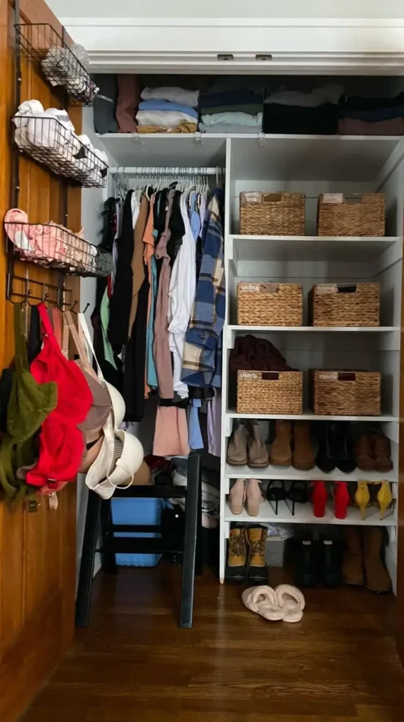 Closet Organization Create Zones