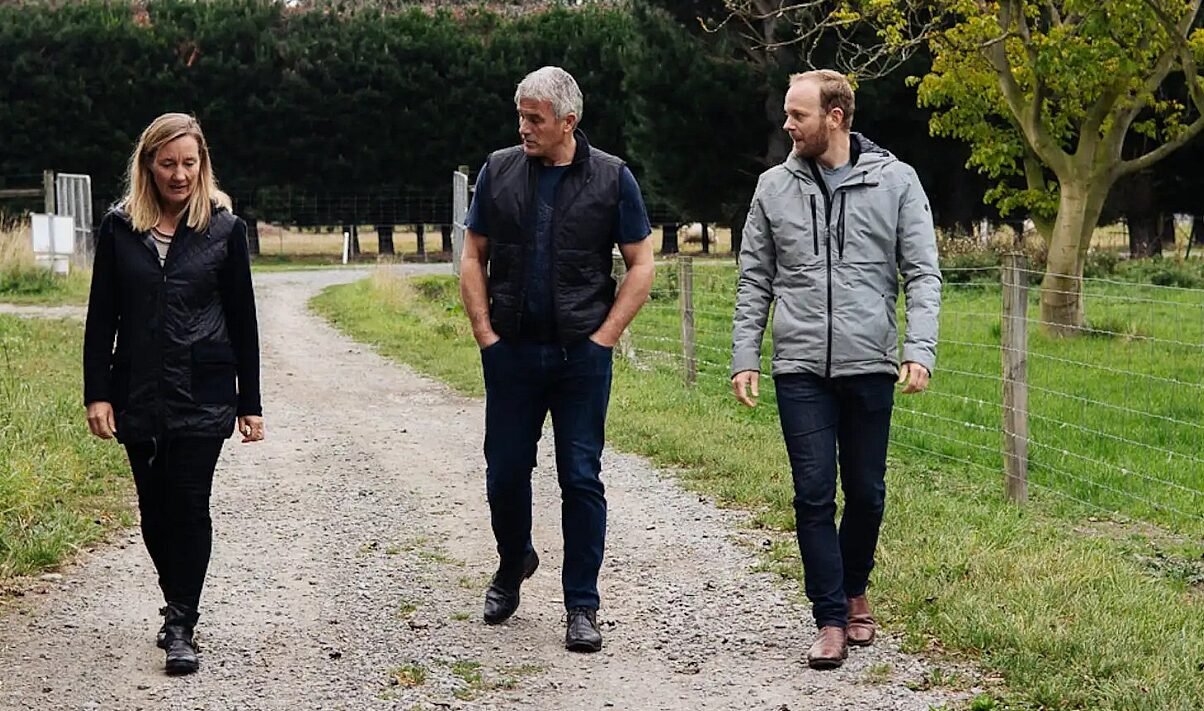 Leaft cofounders Maury and John Leyland Penno and CEO Ross Milne. Image credit: Leaft Foods