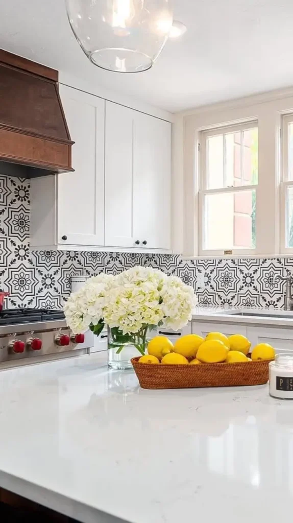 Kitchen Backsplash Natural Bold Mosaic 
