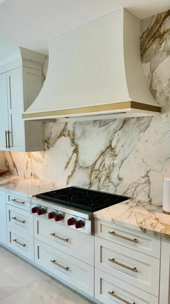 Kitchen Backsplash Marble