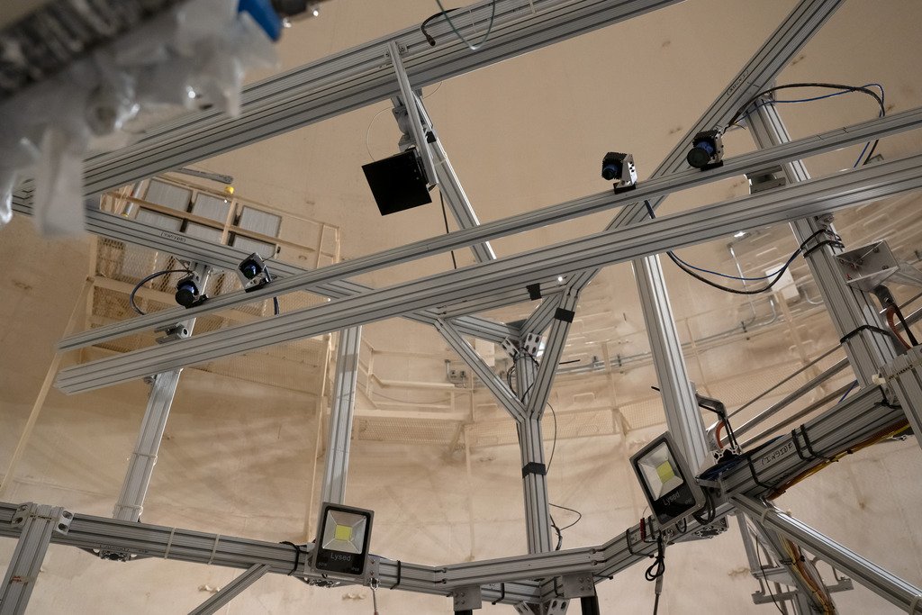 Instrumentation that will collect data on the plume-surface interactions.