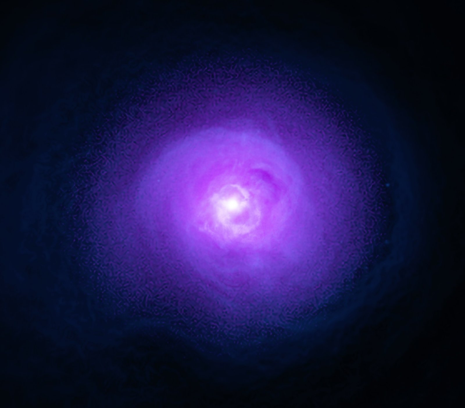 Chandra & IXPE composite image of the Perseus Cluster.