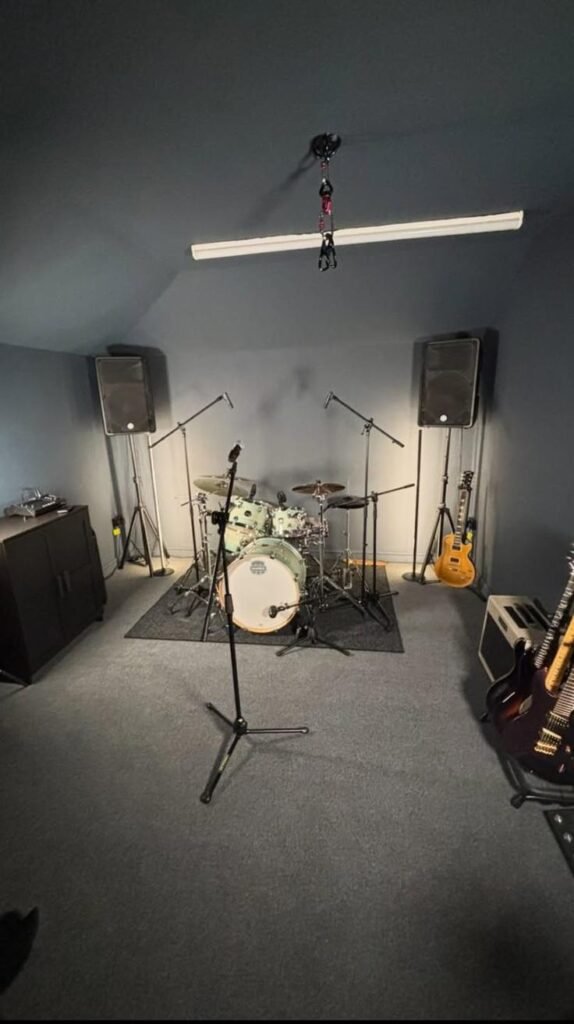 Soundproofed Bedroom Podcast Studio 