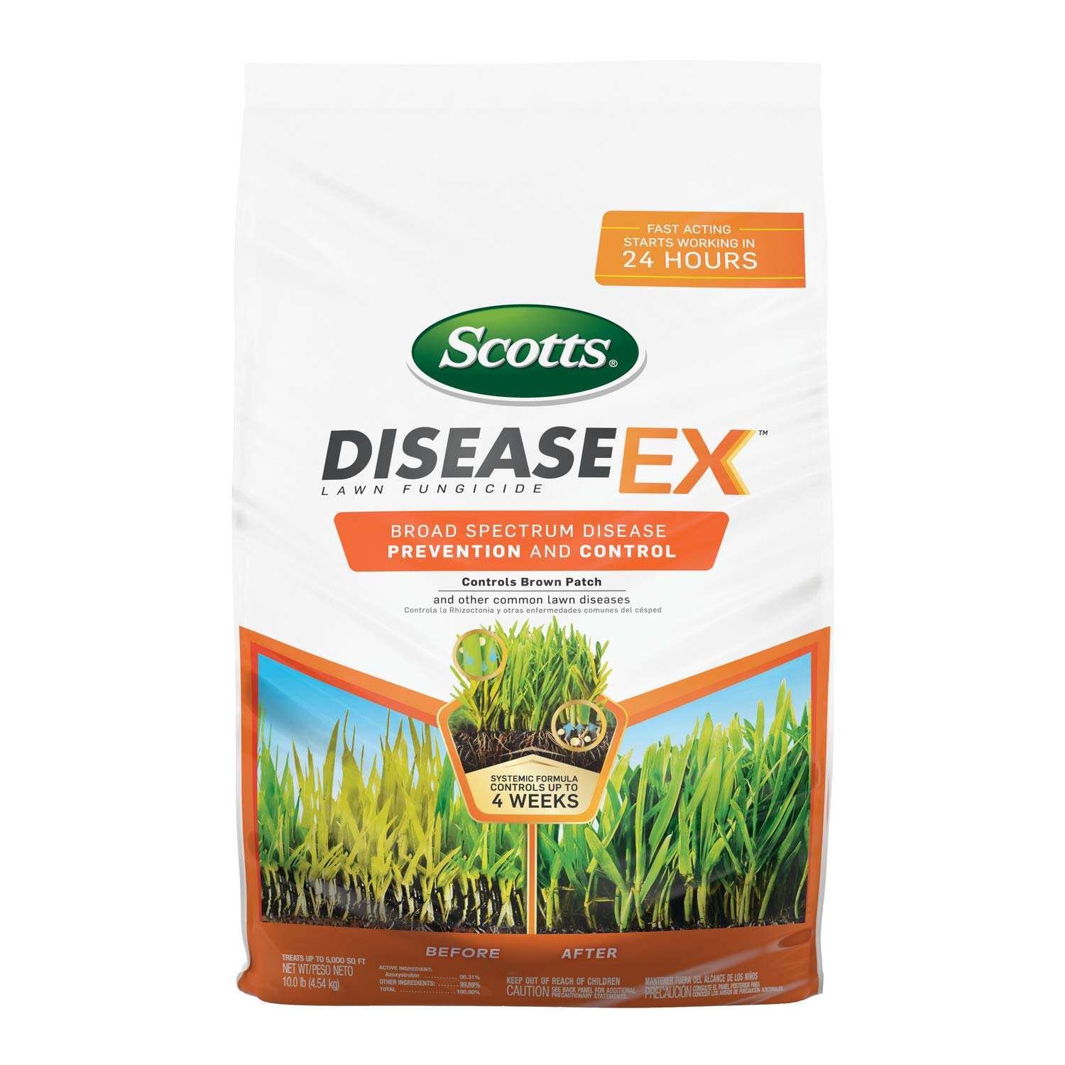 What is Scotts DiseaseEx Lawn Fungicide, Controls and Prevents Disease