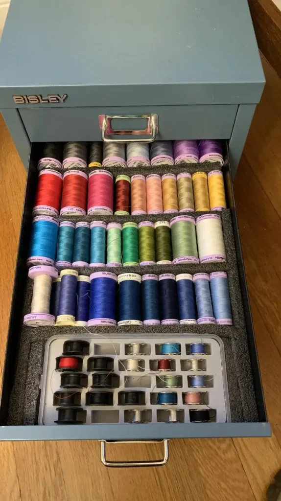 Sewing Room Organization Creative Thread Storage 