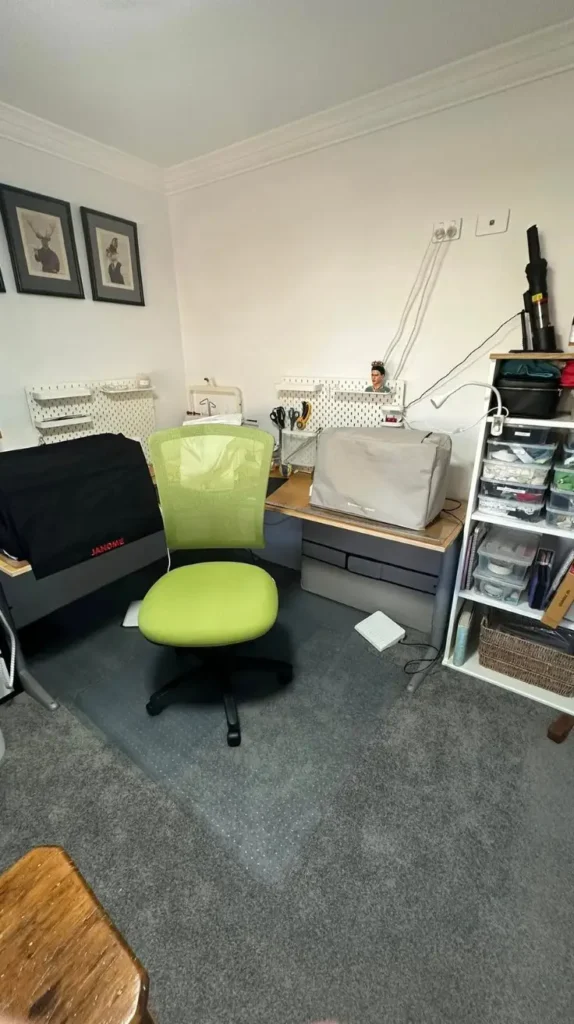 Sewing Room Organization Hidden Storage