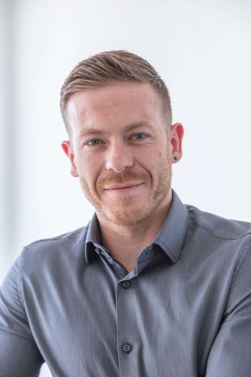 Man looking at the camera