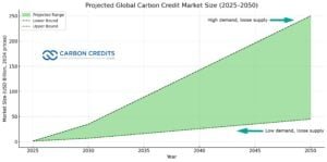 projected global carbon credit market 2050