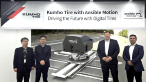 Digital tire development accelerated as Kumho teams with Ansible Motion