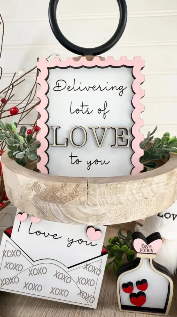 Valentine’s Decor Tabletop Love Letter