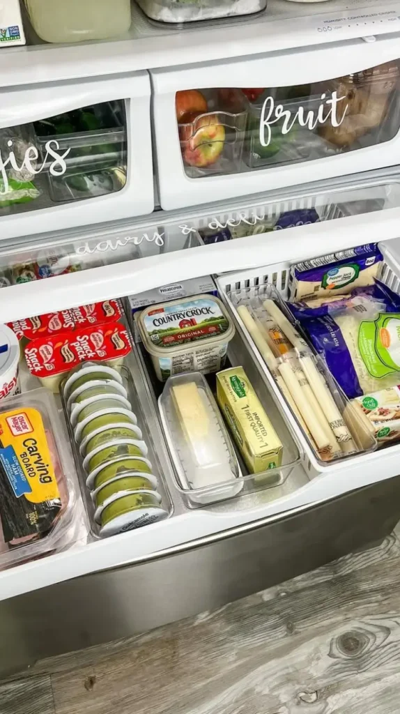 Fridge Organization Crisper Drawers