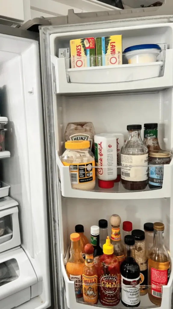 Fridge Organization Door Shelves