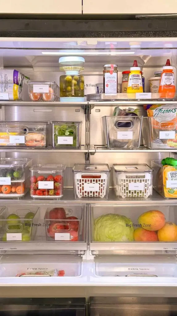 Fridge Organization Labels