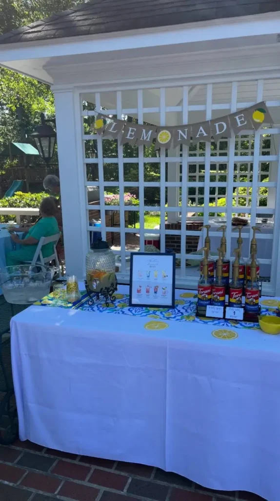 Graduation Decor Themed Drink Station