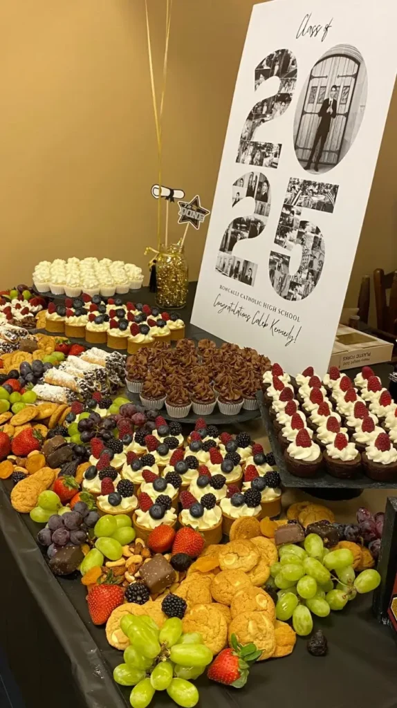 Graduation Decor Dessert Display