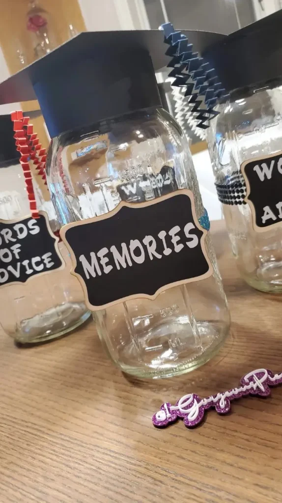 Graduation Decor Memory Jar