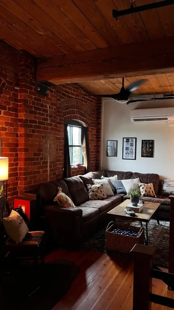 Living Room Brick Walls
