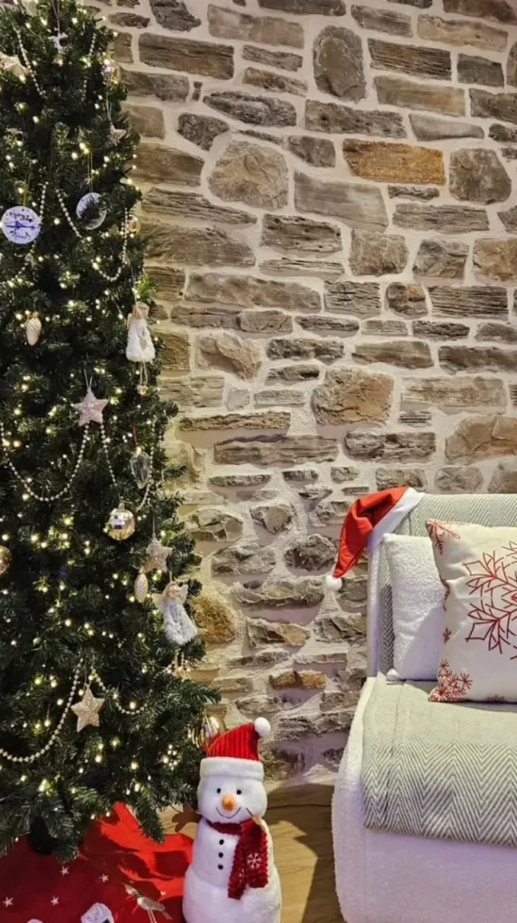 Living Room Stone Cladding Walls