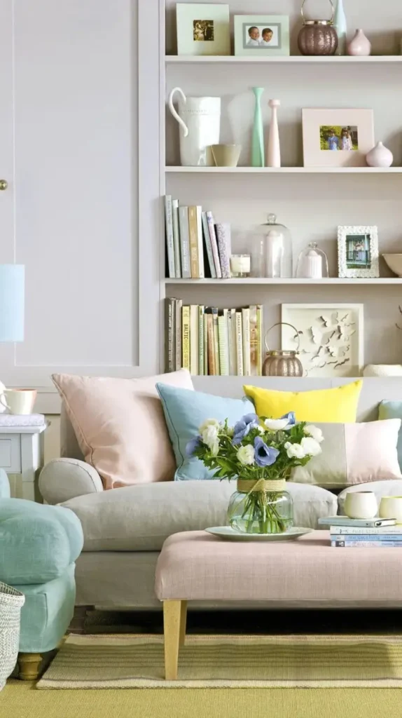 Spring Decor Ideas Pastel Accents