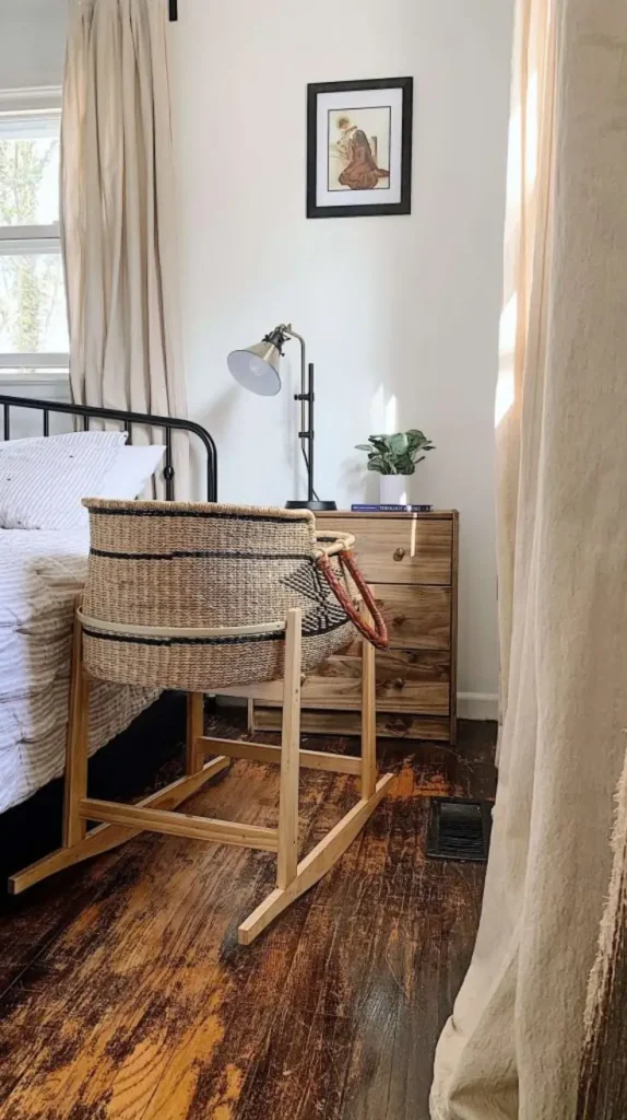 Baby Set Up in Parents Room