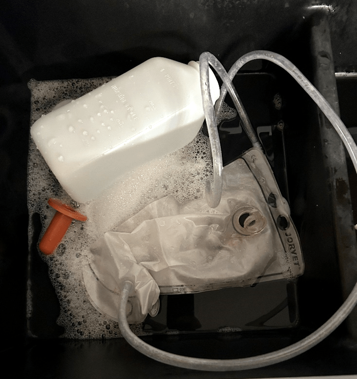 Regularly cleaning and disinfecting equipment, tools, trailers and transport vehicles is an important step in biosecurity planning to help maintain a healthy environment. Photo: Supplied