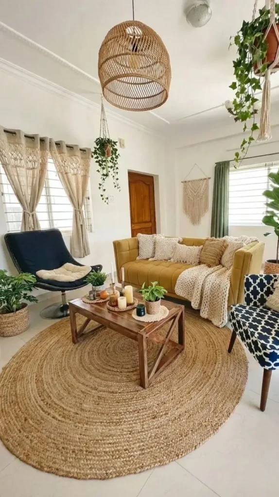 Boho Living Room Decor Ideas 