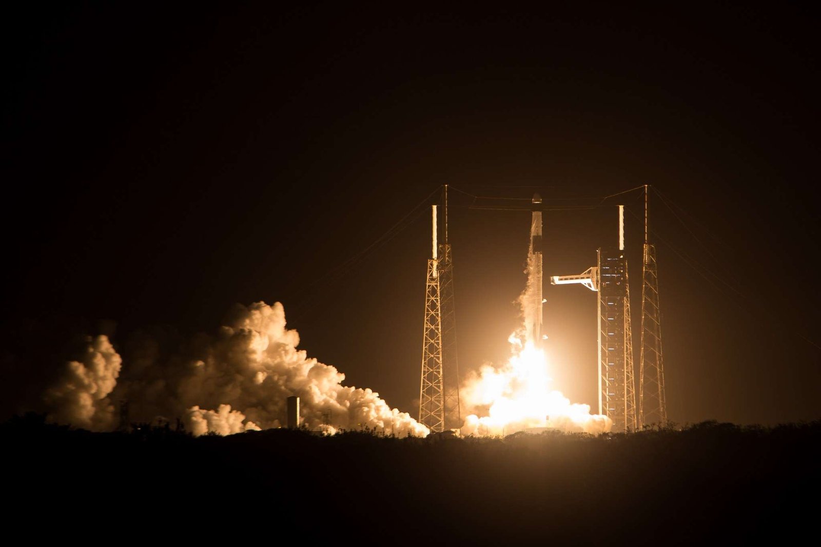 A SpaceX Falcon 9 rocket carrying the company's Dragon spacecraft is launched on NASA’s SpaceX Crew-12 mission to the International Space Station with NASA astronauts Jessica Meir, Jack Hathaway, ESA (European Space Agency) astronaut Sophie Adenot, and Roscosmos cosmonaut Andrey Fedyaev onboard, Friday, Feb. 13, 2026, from Cape Canaveral Space Force Station in Florida. NASA’s SpaceX Crew-12 mission is the twelfth crew rotation mission of the SpaceX Dragon spacecraft and Falcon 9 rocket to the International Space Station as part of the agency’s Commercial Crew Program. Meir, Hathaway, Adenot, and Fedyaev launched at 5:15 a.m. EST from Space Launch Complex 40 at the Cape Canaveral Space Force Station to begin a mission aboard the orbital outpost.