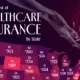 Map showing the average health insurance cost by state in 2026.