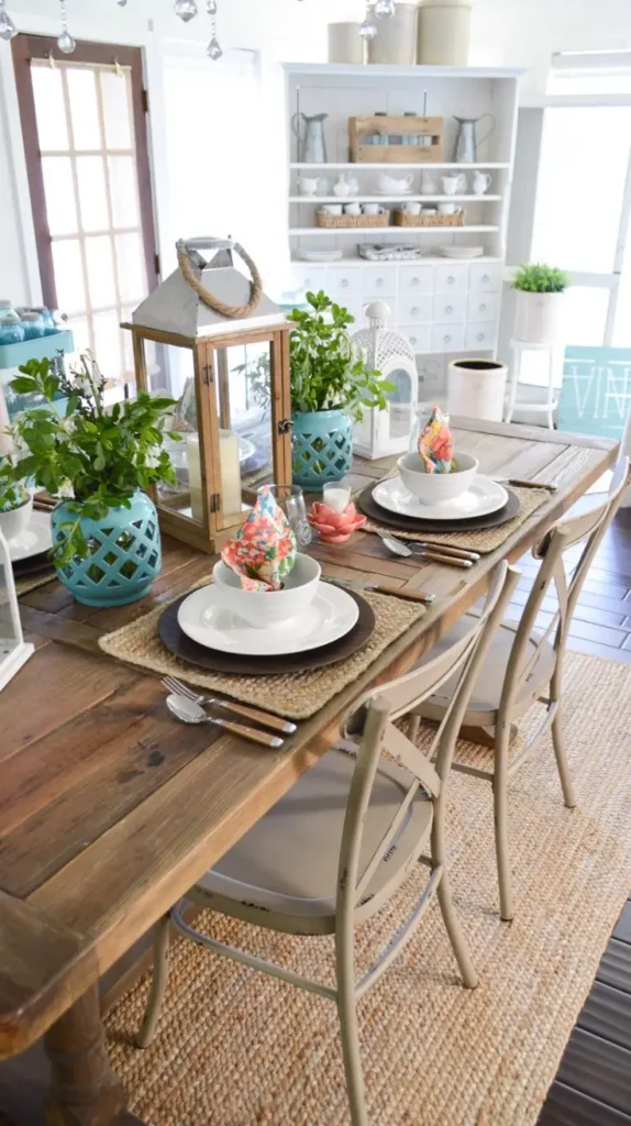 Simple Farmhouse Table Decor Ideas