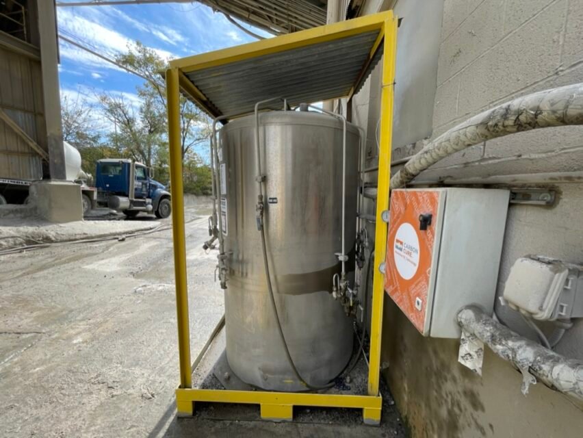 CarbonCure System Operating At A Vulcan Materials Plant