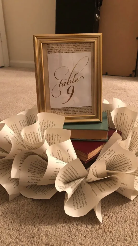 Book Centerpiece Ideas