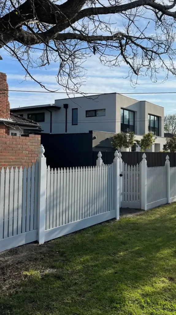 Painted Picket Fence Painted Picket Fence