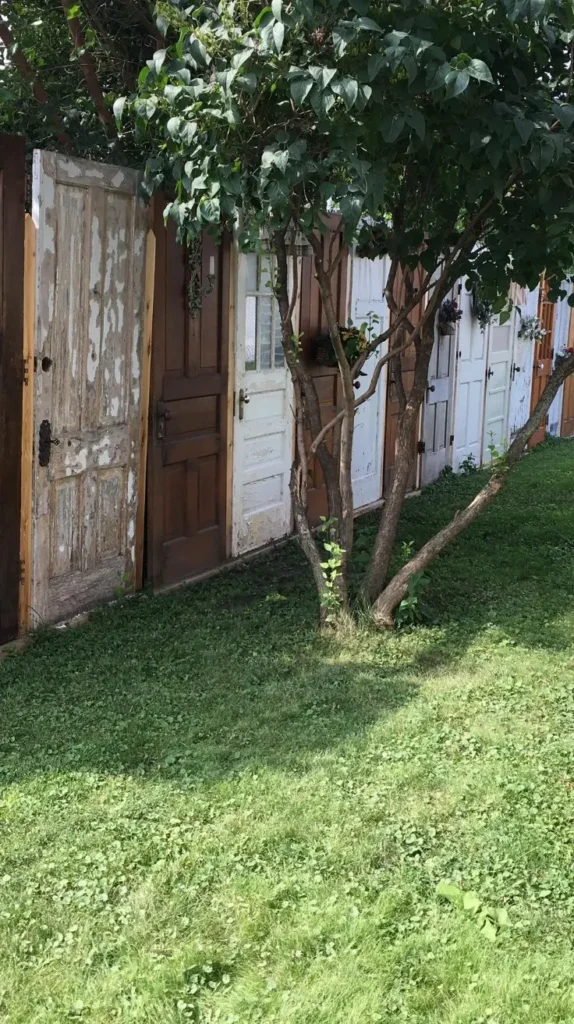 Recycled Door Fence Recycled Door Fence