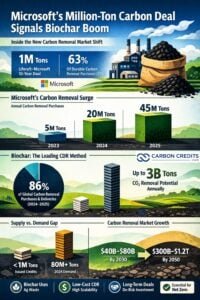 microsoft biochar million ton deal liferaft