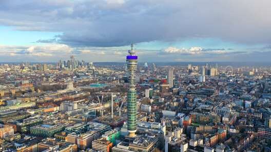 BT Tower London. Image © Aerial-motion via Shutterstock