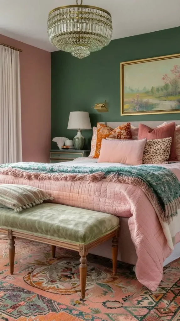 Pink and Green Bedroom Ideas 